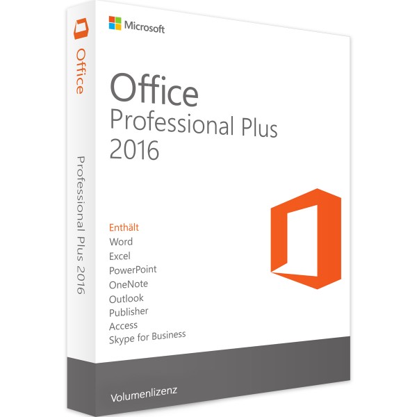 Microsoft Office 2016 Professional Plus | for Windows - Volume License